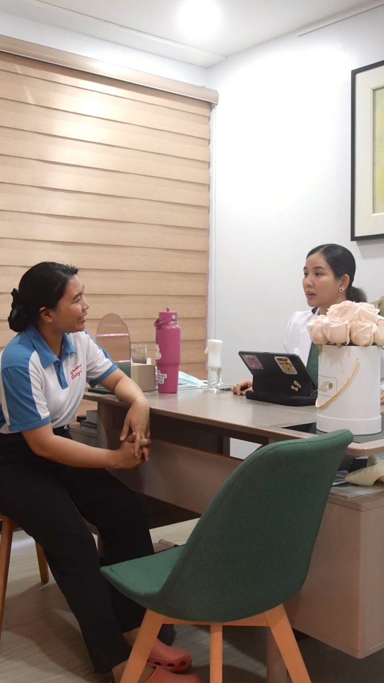 A consultation at Skinstitute in Quezon City